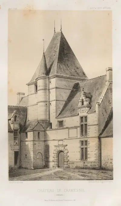 Schloss Cramesnil (Calvados) von Victor Petit