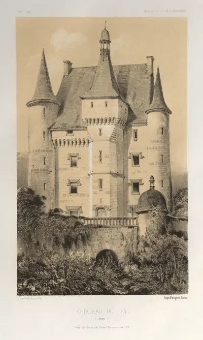 Château De Fay (Maine) av Victor Petit