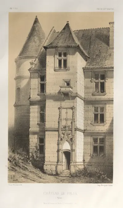 Schloss Folin (Yonne) von Victor Petit