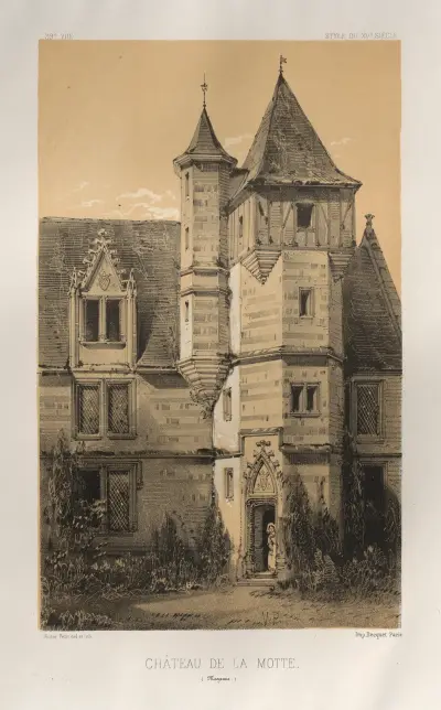 Château De La Motte (Mayenne) av Victor Petit