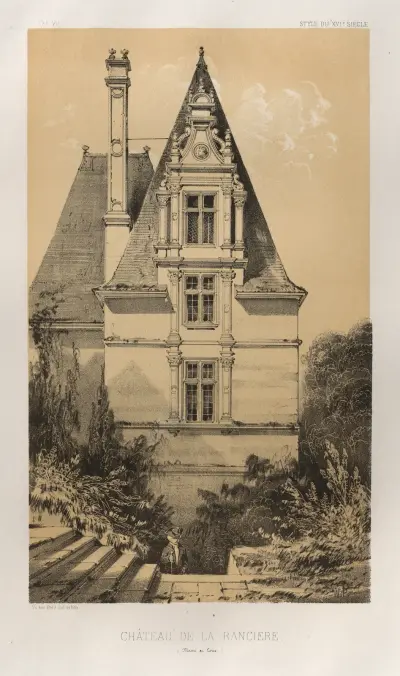 Château de la Rancière (Maine-et-Loire) von Victor Petit