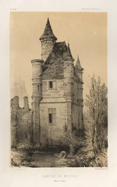 Chateau De Maulny (Haute-Marne) av Victor Petit