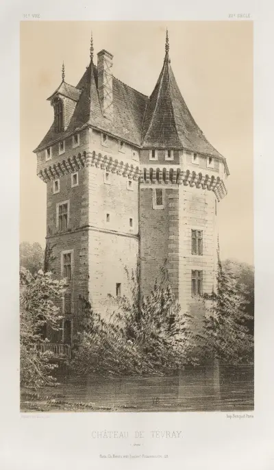 Schloss Tévray (Eure) von Victor Petit