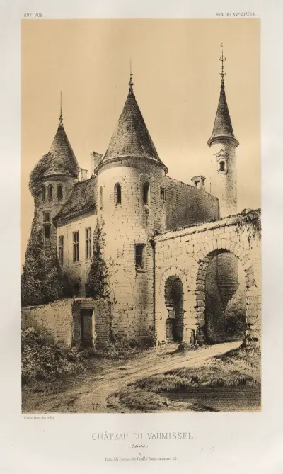 Château du Vaumissel (Calvados) von Victor Petit