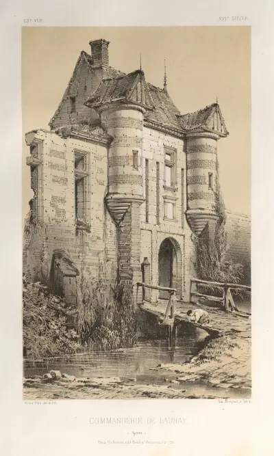 Commanderie De Launay (Yonne) av Victor Petit