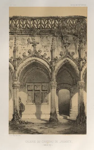 Galerie Du Château De Jouancy (Saône-et-Loire) von Victor Petit