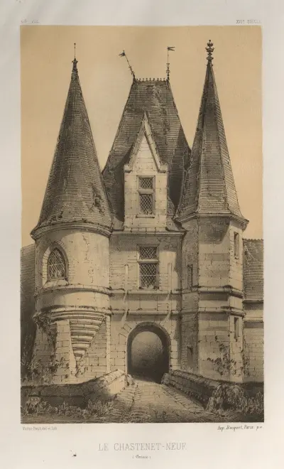 Le ChasteLet-Neuf (Corrèze) von Victor Petit