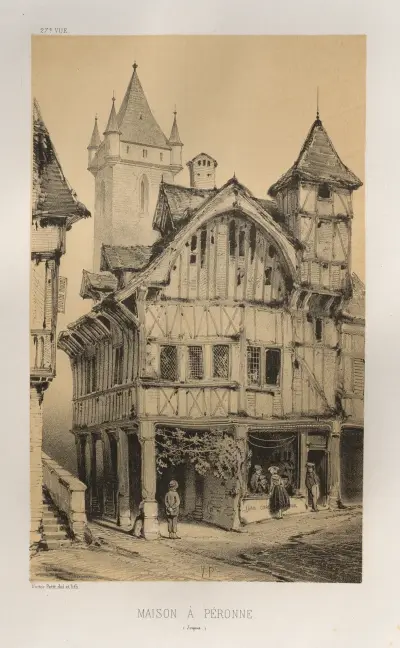 Haus in Péronne (Somme) von Victor Petit