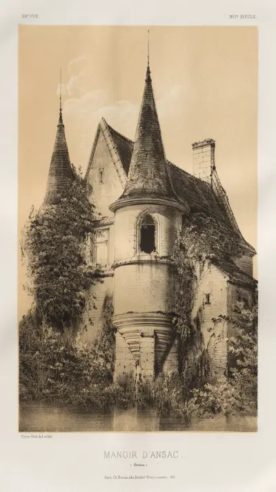 Herrenhaus von Ansac (Corrèze) von Victor Petit