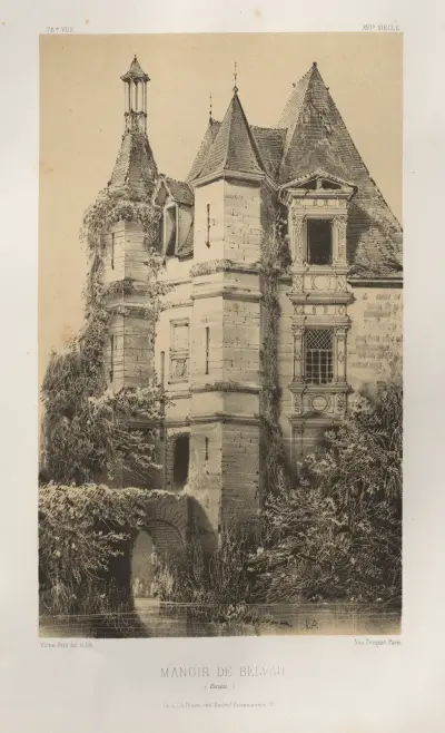 Manoir de Belvau (Corrèze) von Victor Petit