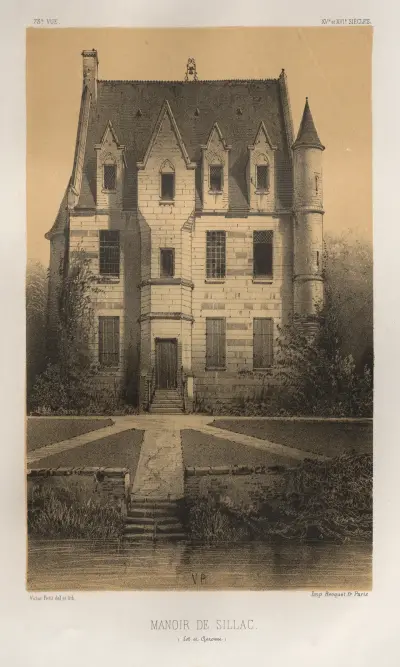 Manoir De Sillac (Lot et Garonne) von Victor Petit