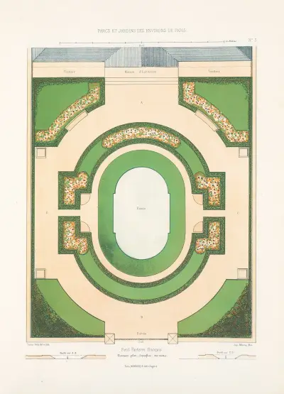 Französisches Parterre – Nr. 1 von Victor Petit