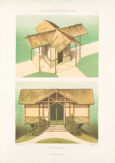 Pavillons (genre rustique) von Victor Petit
