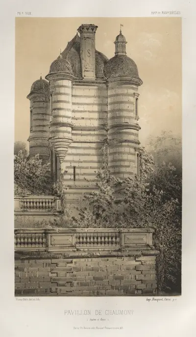 Pavillon de Chaumont (Saône-et-Loire) von Victor Petit