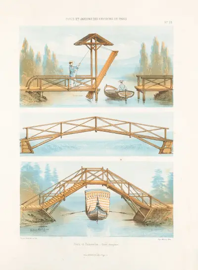 Brücken und Stege von Victor Petit