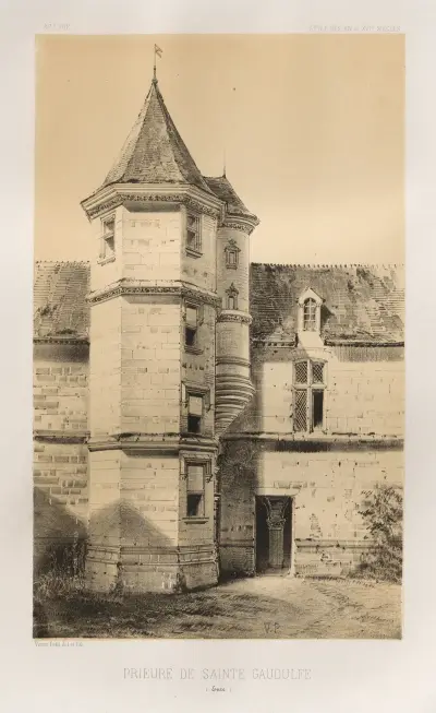 Priorat Sainte-Gaudulfe (Eure) von Victor Petit