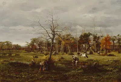 Autumn Landscape av Victor Westerholm