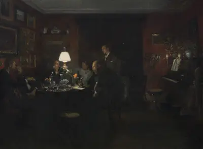 Evening Talk av Viggo Johansen