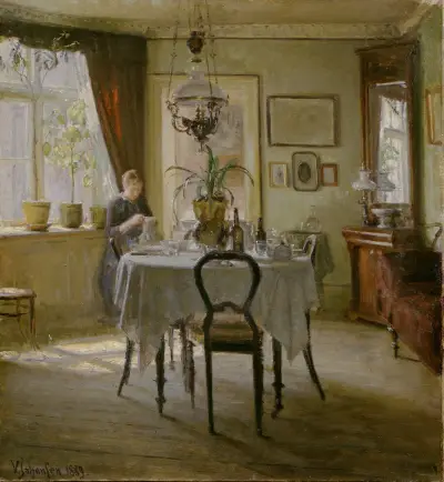 Sunlight in the Dining-room av Viggo Johansen