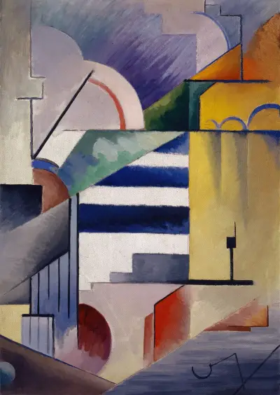 Abstract composition I av Viking Eggeling