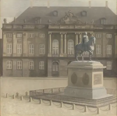 Amalienborg Square, Copenhagen av Vilhelm Hammershøi