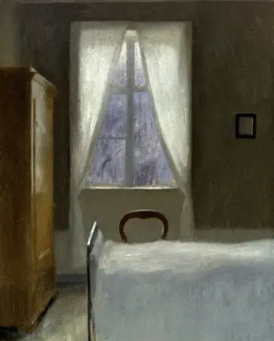 Interior – nr 1 av Vilhelm Hammershøi