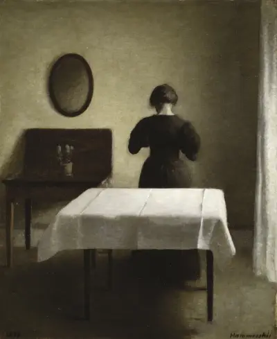 Interior, 1898 av Vilhelm Hammershøi