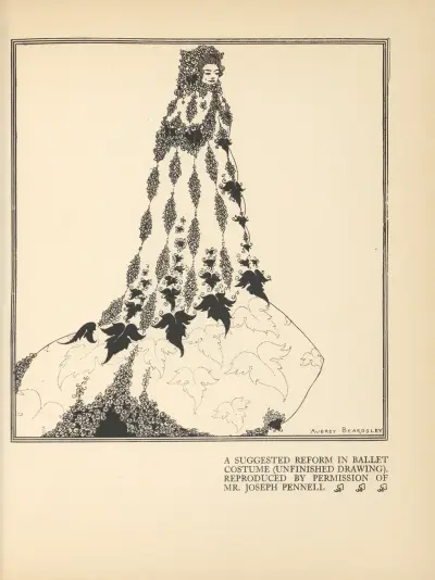 A Suggested Reform In Ballet Costume – nr 1 av Aubrey Vincent Beardsley