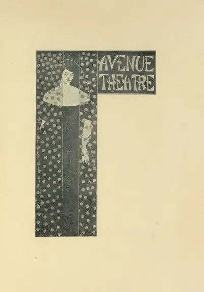 Avenue Theatre Poster For ‘A Comedy of Sighs’, 1897 av Aubrey Vincent Beardsley