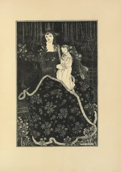 Christmas Card Issued with No. 1 of ‘The Savoy’ av Aubrey Vincent Beardsley