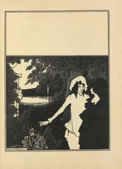 Cover Design for No. 5 of ‘The Savoy’ av Aubrey Vincent Beardsley