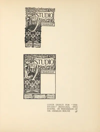 Cover Design For ‘The Studio’ av Aubrey Vincent Beardsley