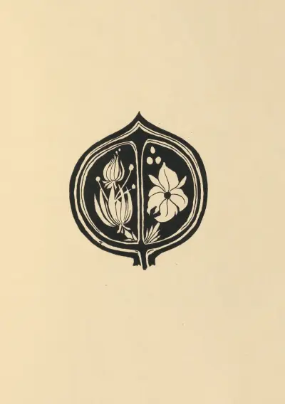 Design From The Cover of Aubrey Beardsley’s Copy of ‘Tristan Und Isolde’ – nr 2 av Aubrey Vincent Beardsley