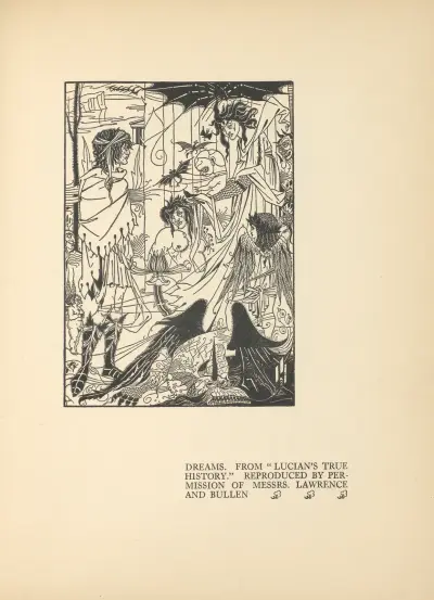 Dreams. From ‘Lucian’s True History’ av Aubrey Vincent Beardsley