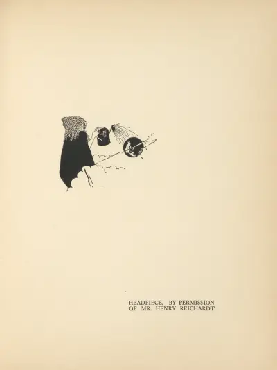 Headpiece – nr 1 av Aubrey Vincent Beardsley