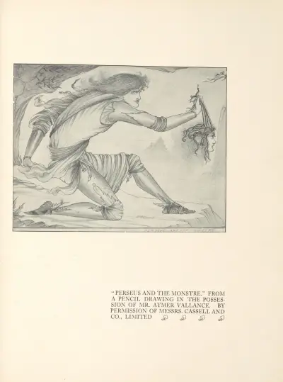 Perseus and The Monstre av Aubrey Vincent Beardsley