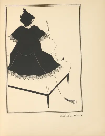 Salome On Settle From ‘Salome’ av Aubrey Vincent Beardsley