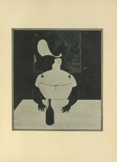The Fat Woman, 1897 av Aubrey Vincent Beardsley