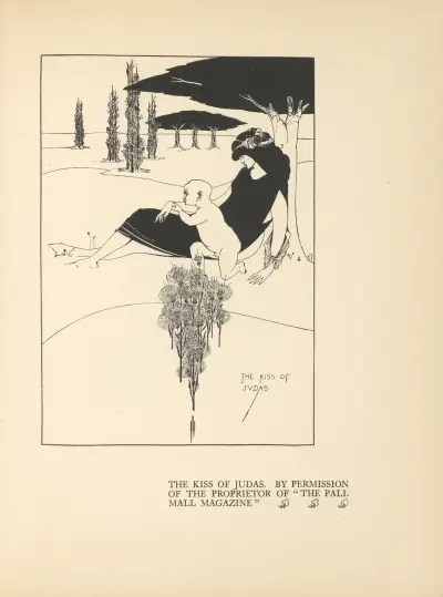 The Kiss of Judas av Aubrey Vincent Beardsley