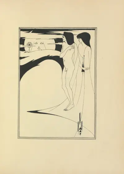The Man in the Moon From ‘Salome’ av Aubrey Vincent Beardsley