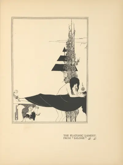 The Platonic Lament. From ‘Salome’ av Aubrey Vincent Beardsley