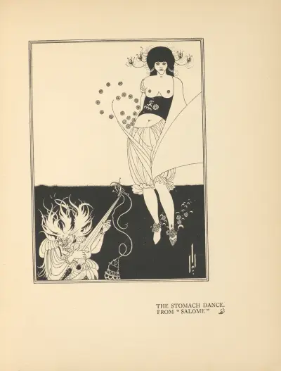The Stomach Dance. From ‘Salome’ av Aubrey Vincent Beardsley