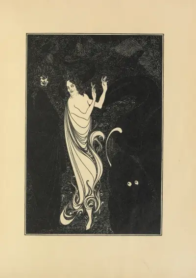 The Third Tableau of the Rhinegold From No. 2 of ‘The Savoy’ av Aubrey Vincent Beardsley