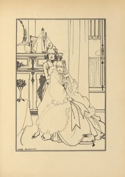 The Toilet of Helen. From ‘The Savoy’ No.1 av Aubrey Vincent Beardsley