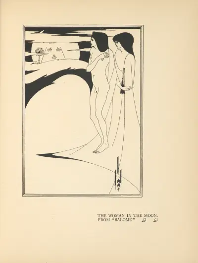 The Woman In The Moon. From ‘Salome’ av Aubrey Vincent Beardsley