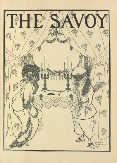 Title Page for No. 1 of ‘The Savoy’ av Aubrey Vincent Beardsley