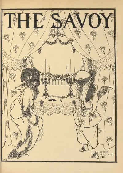 Title-Page. From ‘The Savoy’ No.1 And 2 av Aubrey Vincent Beardsley
