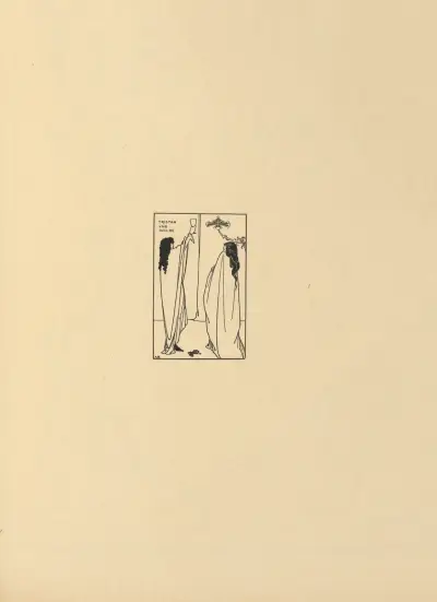 Tristan Und Isolde. From ‘The Savoy’ No.7 av Aubrey Vincent Beardsley
