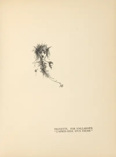 Vignette. For Mallarme’s ‘L’Après-Midi D’Un Faune’ av Aubrey Vincent Beardsley