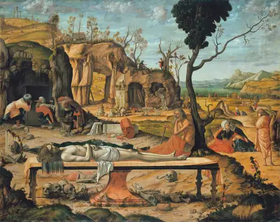 Preparation of Christ’s Tomb av Vittore Carpaccio